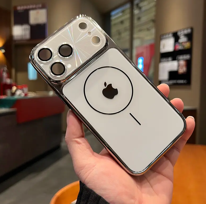 Dual-Tone Laser CD Patten MagSafe iPhone Case